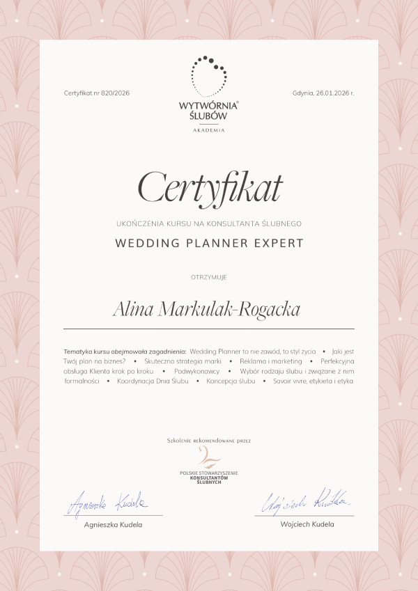 Portfolio i planowanie eventów